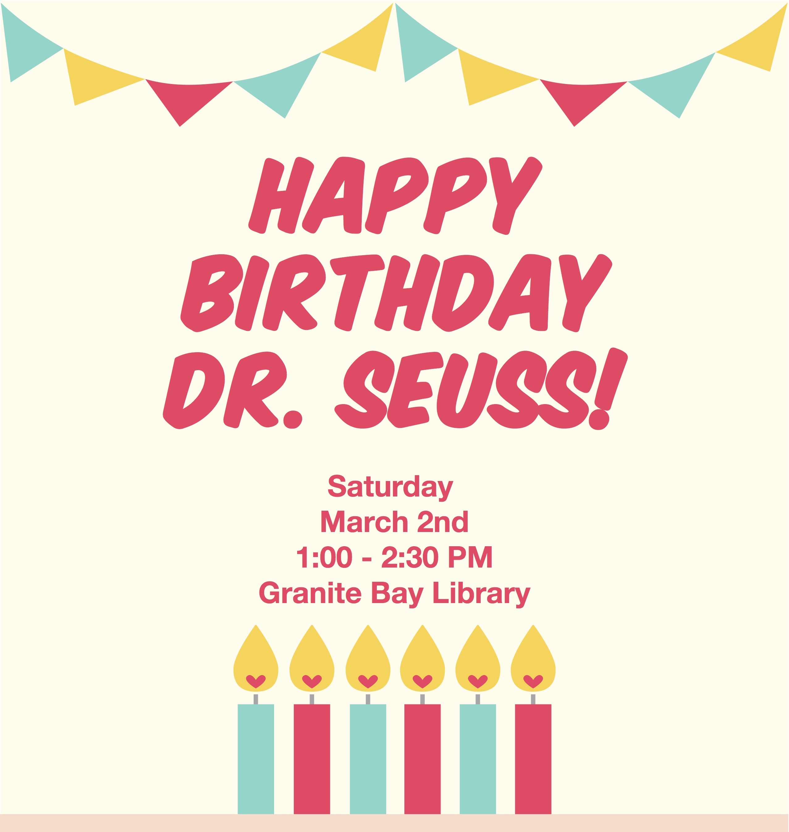 Dr. Seuss' Birthday Party